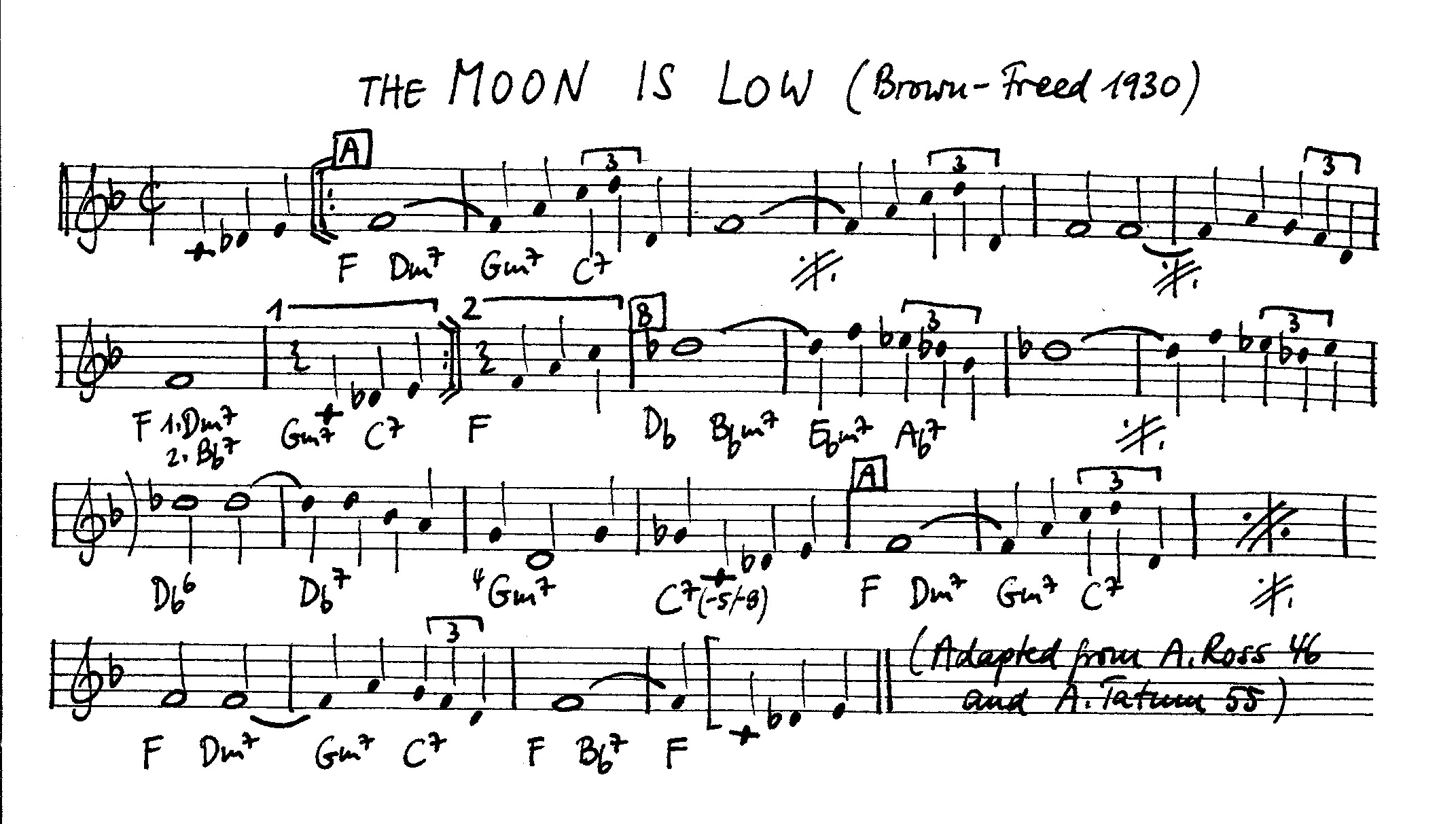 the moon is low leadsheet – book us for your next 20s or gatsby event